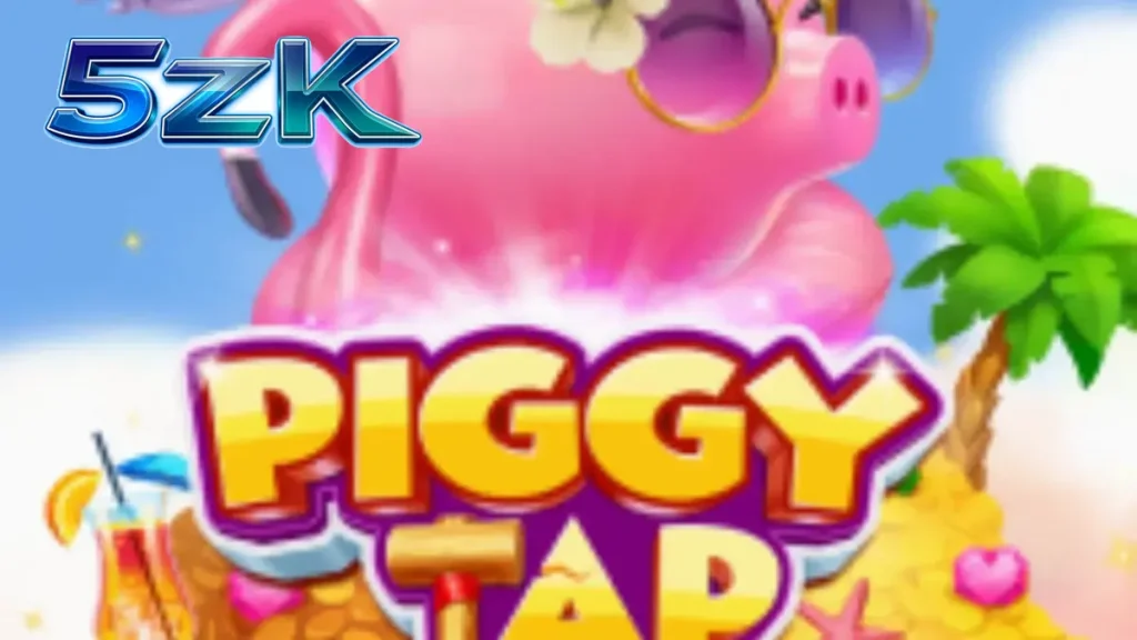 Karakter babi merah muda yang ikonik dalam permainan Piggy Tap
